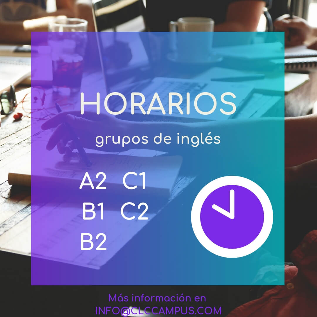 Horarios Inglés